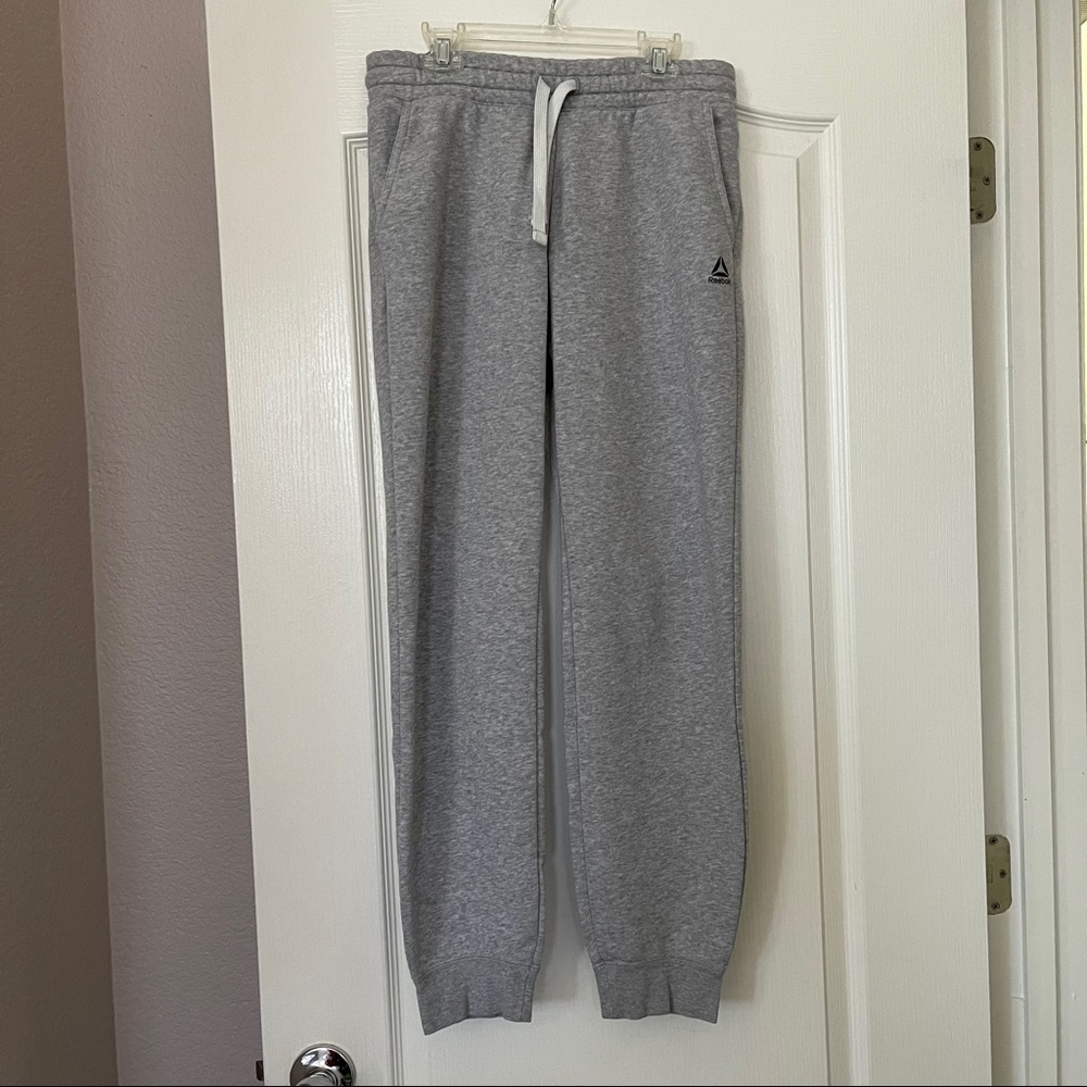 reebok gray sweats